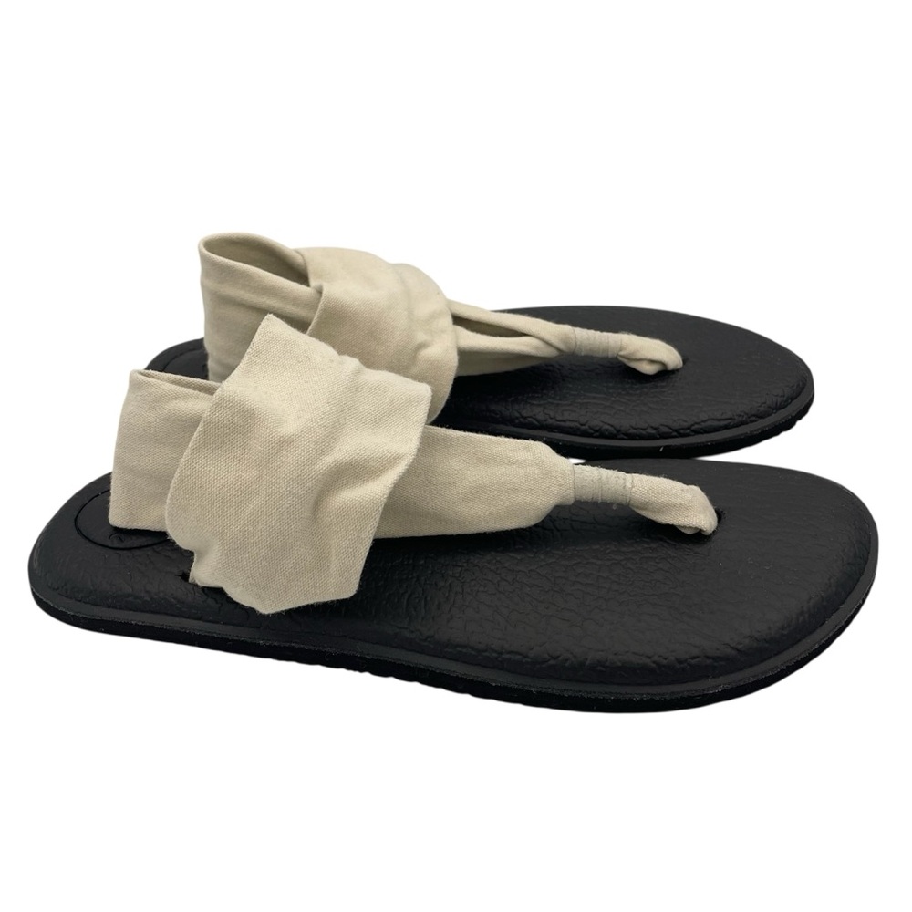 Sanuk yoga sling 2 prints sandals women’s size 9 tan